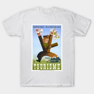 Vintage Travel Poster France Tourisme 1939 T-Shirt